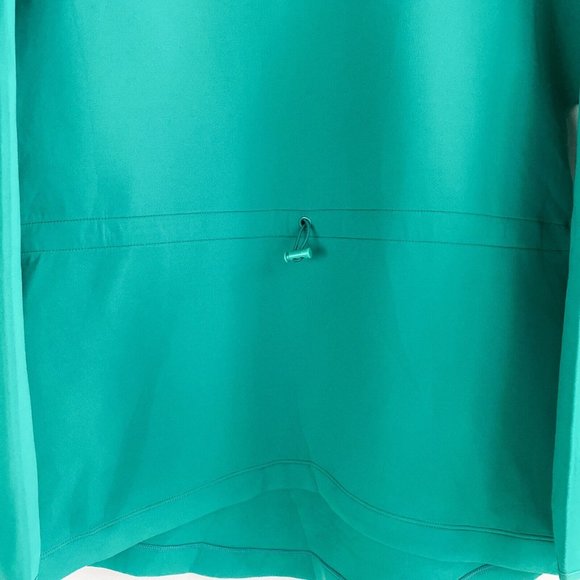 Sweaty Betty Emerald Green Scuba Fabric Drawstring Waist Sweatshirt XS - Picture 7 of 11